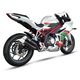 BENELLI BJ 300 GS-C - BN 302 R L3XB SLIP ON - DUAL HYPERLOW BLACK XL