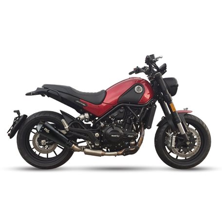 BENELLI LEONCINO 500 17-21 RB SLIP ON - RACE XTREM BLACK