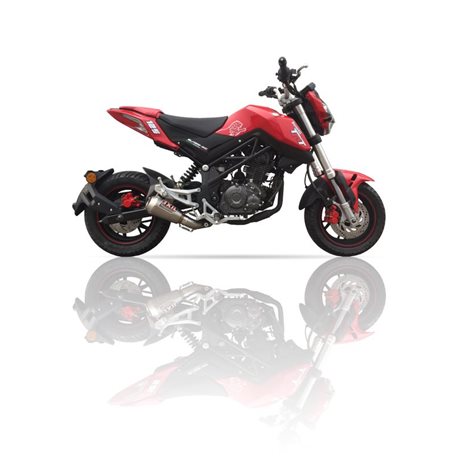 BENELLI TNT 125 - T 125 RCS FULL SYSTEM - CONICAL XTREM INOX