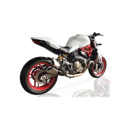 DUCATI M 821 MONSTER 14-16 X55SP SLIP ON - DOUBLE SLASHED CONE XTREM