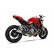 DUCATI M 821 MONSTER 17-20 X55SPB SLIP ON - DOUBLE SLASHED CONE XTREM BLACK