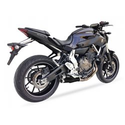 YAMAHA MT-07 17-20 (RM17, RM18) L3XB FULL SYSTEM - DUAL HYPERLOW BLACK XL