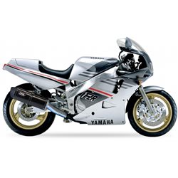 YAMAHA FZR 1000 EXUP (3GMS) XOVE SLIP ON - HEXOVAL XTREM BLACK