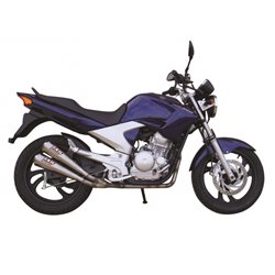 YAMAHA YBR 250 12-13 2-CON FULL SYSTEM - DUAL CONICAL STYLE