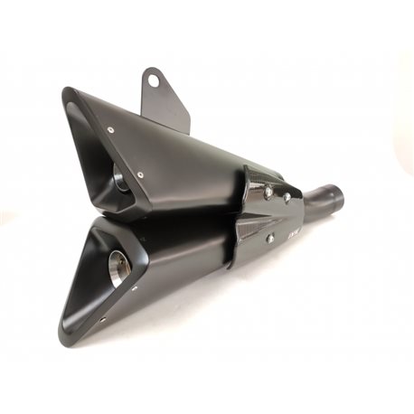 DUCATI M 821 MONSTER 17-20 X55SPB SLIP ON - DOUBLE SLASHED CONE XTREM BLACK