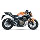 HONDA CB 500 F 19-20 (PC63) L3XB SLIP ON - DUAL HYPERLOW BLACK XL