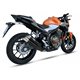 HONDA CB 500 F 19-20 (PC63) L3XB SLIP ON - DUAL HYPERLOW BLACK XL