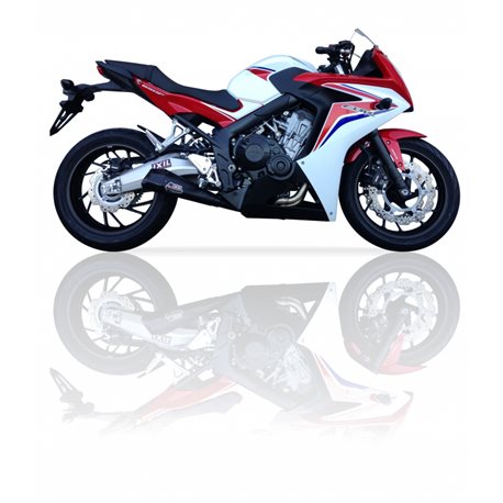 HONDA CBR 650 F 15-18 (RC74 RC96) X55SB FULL SYSTEM - SLASH CONE XTREM BLACK