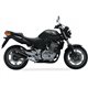 HONDA CBF 500 04-11 (PC39) XOVE SLIP ON - HEXOVAL XTREM BLACK
