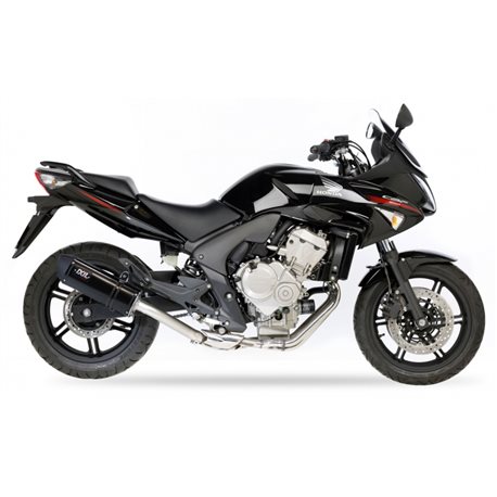 HONDA CBF 600 04-11 (PC38) XOVE SLIP ON - HEXOVAL XTREM BLACK