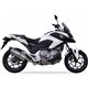 HONDA NC 700 X - S - INTEGRA 12-13 (RC61 RC62 RC63) SOVE SLIP ON - HEXOVAL XTREM EVOLUTION