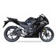 HONDA CBR 300 R 15-20 L3XB SLIP ON - DUAL HYPERLOW BLACK XL