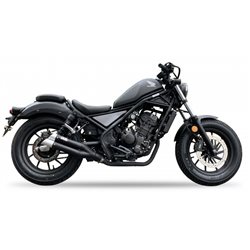 HONDA REBEL CMX 300 L3XB SLIP ON - DUAL HYPERLOW BLACK XL
