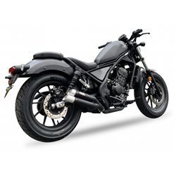 HONDA REBEL CMX 300 L3XB SLIP ON - DUAL HYPERLOW BLACK XL