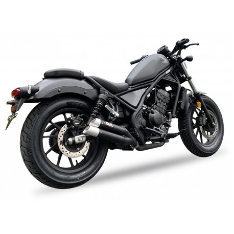 HONDA REBEL CMX 300 L3XB SLIP ON - DUAL HYPERLOW BLACK XL