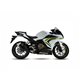 HONDA CB 500 X 2021 (PC64) L3XB SLIP ON - DUAL HYPERLOW BLACK XL
