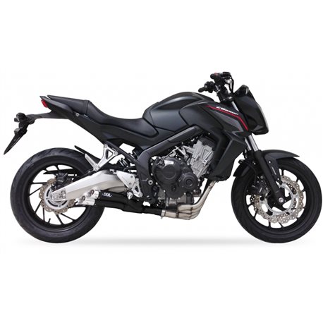 HONDA CB 650 F 14-18 (RC75 RC97) L3XB FULL SYSTEM - DUAL HYPERLOW BLACK XL