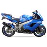 KAWASAKI ZX-9 R NINJA 98-01 (ZX900C) XOVE BOLT ON - HEXOVAL XTREM BLACK