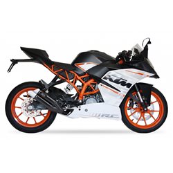 KTM RC 390 15-16 L3XB SLIP ON - DUAL HYPERLOW BLACK XL