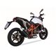 KTM DUKE 690 (KMT690) 12-16 L3XB SLIP ON - DUAL HYPERLOW BLACK XL