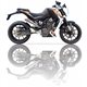 KTM DUKE 125 - 200 11-16 OVC11SS SLIP ON - DUAL UNDER SEAT