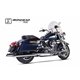 H-D TOURING ROAD KING 2006-2016 HC2-1C SLIP ON (LEFT MUFFLER) - IRONHEAD ROUND CHROME