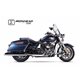 H-D TOURING ROAD KING 2006-2016 HC2-1C SLIP ON (LEFT MUFFLER) - IRONHEAD ROUND CHROME