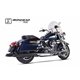 H-D TOURING ROAD KING 2006-2016 HC2-1B SLIP ON (RIGHT MUFFLER) - IRONHEAD ROUND BLACK