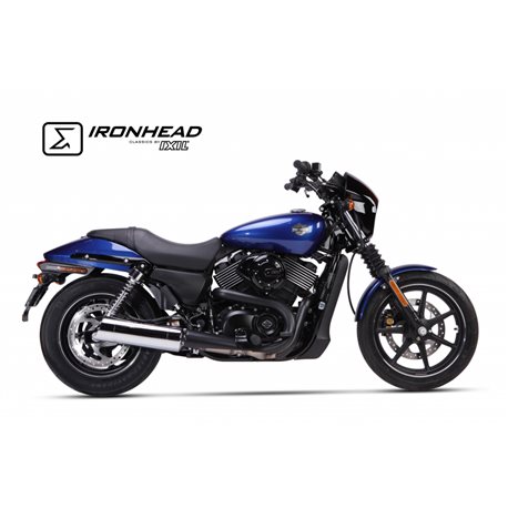 H-D STREET 750 14-20 HC2-3C SLIP ON - IRONHEAD ROUND CHROME