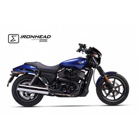 H-D STREET 750 14-20 HC2-2C SLIP ON - IRONHEAD ROUND CHROME
