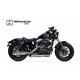 H-D SPORTSTER XL 1200 2014-2016 HC1-3C SLIP ON (UPPER MUFFLER) - IRONHEAD ROUND CHROME