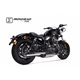 H-D SPORTSTER XL 1200 2014-2016 HC1-3C SLIP ON (UPPER MUFFLER) - IRONHEAD ROUND CHROME