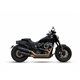 H-D FAT BOB 18-20 HC2-2B SLIP ON (UPPER MUFFLER) - IRONHEAD ROUND BLACK