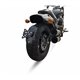 H-D FAT BOB 18-20 HC2-2B SLIP ON (UPPER MUFFLER) - IRONHEAD ROUND BLACK