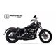 H-D DYNA STREET BOB 2006-2016 HC1-3B SLIP ON (LOWER MUFFLER) - IRONHEAD ROUND BLACK