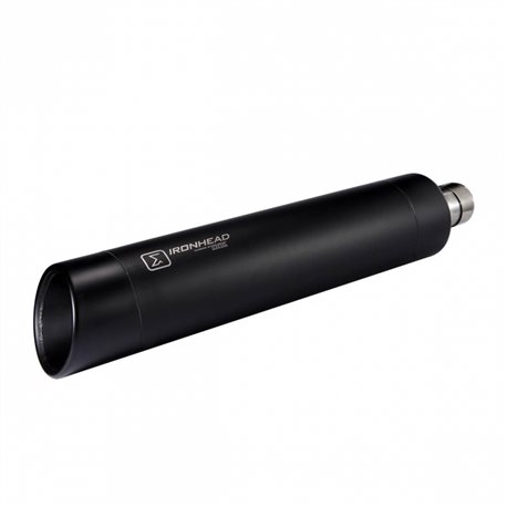 H-D DYNA STREET BOB 2006-2016 HC1-3B SLIP ON (LOWER MUFFLER) - IRONHEAD ROUND BLACK