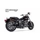 H-D DYNA LOW RIDER 2014-2016 HC1-2B SLIP ON - IRONHEAD ROUND BLACK