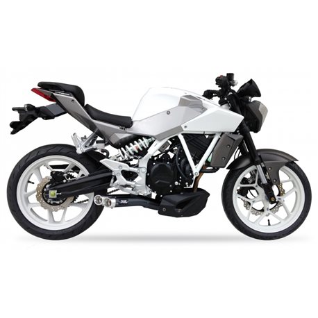 HYOSUNG GD 250 EXIV L3XB SLIP ON - DUAL HYPERLOW BLACK XL
