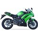 KAWASAKI ER-6 12-16 (EX650E F - ER650E F) L3XB FULL SYSTEM - DUAL HYPERLOW BLACK XL
