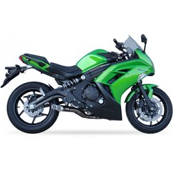 KAWASAKI ER-6 12-16 (EX650E F - ER650E F) L3XB FULL SYSTEM - DUAL HYPERLOW BLACK XL