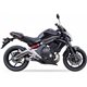 KAWASAKI ER-6 12-16 (EX650E F - ER650E F) L3XB FULL SYSTEM - DUAL HYPERLOW BLACK XL