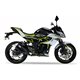 KAWASAKI NINJA 250 SL - Z 250 SL 15-17 L3XB SLIP ON - DUAL HYPERLOW BLACK XL