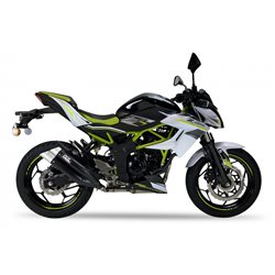 KAWASAKI NINJA 250 SL - Z 250 SL 15-17 L3XB SLIP ON - DUAL HYPERLOW BLACK XL