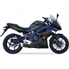 KAWASAKI VERSYS 650 06-14 (LE650A C D E) L3XB SLIP ON - DUAL HYPERLOW BLACK XL