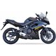 KAWASAKI VERSYS 650 06-14 (LE650A C D E) XOVE SLIP ON - HEXOVAL XTREM BLACK