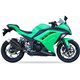 KAWASAKI Z 300 (EX300A) L3XB SLIP ON - DUAL HYPERLOW BLACK XL