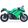 KAWASAKI Z 300 (EX300A) L3XB SLIP ON - DUAL HYPERLOW BLACK XL