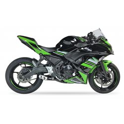 KAWASAKI Z 650 - NINJA 650 17-19 (ER650H,ER650HA2,EX650K,EX650KA2) L3XB FULL SYSTEM - DUAL HYPERLOW BLACK XL