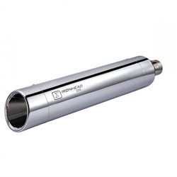 ROYAL ENFIELD BULLET 350 - 500 HC2-2C SLIP ON - IRONHEAD ROUND CHROME