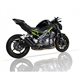 KAWASAKI Z 900 92 kW 16-19 (ZR900B) L3XB SLIP ON - DUAL HYPERLOW BLACK XL